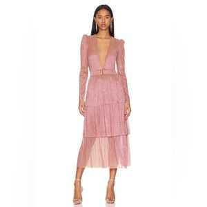 Sabina Musayev Carry Dress, Medium, Pink Lemonade